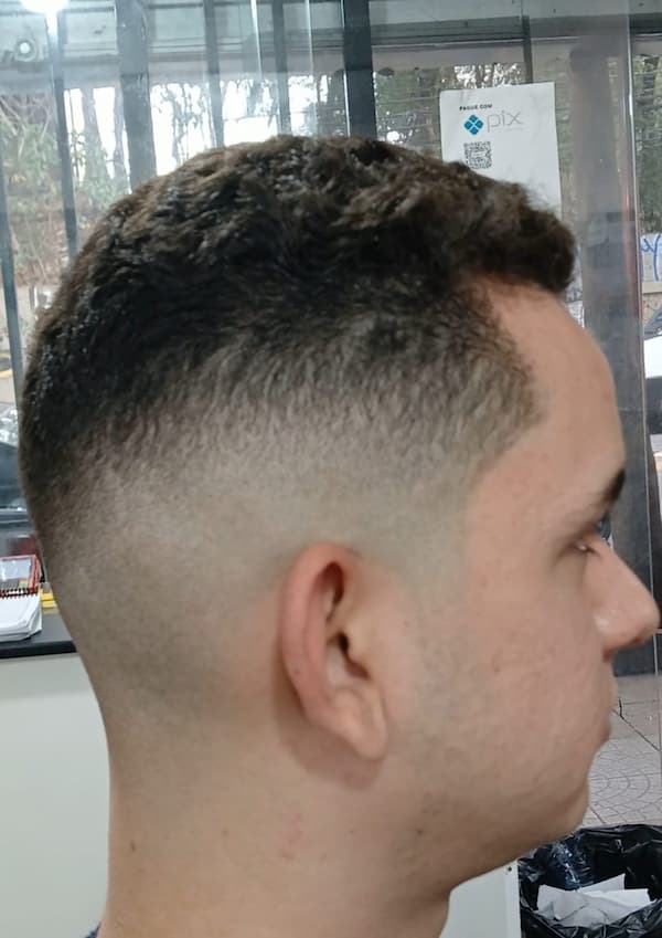 Corte degradê fade masculino na Pompeia SP